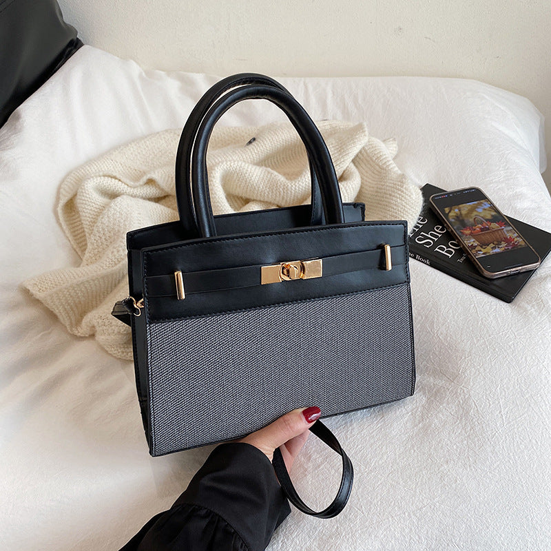 Womens Color Block Crossbody Bag