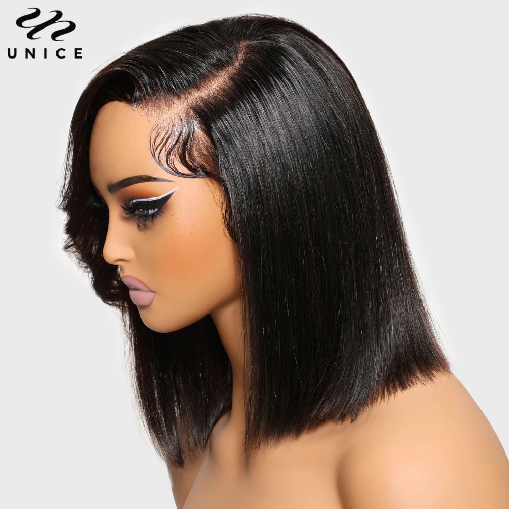 Straight Bob Wig with Lace Closure