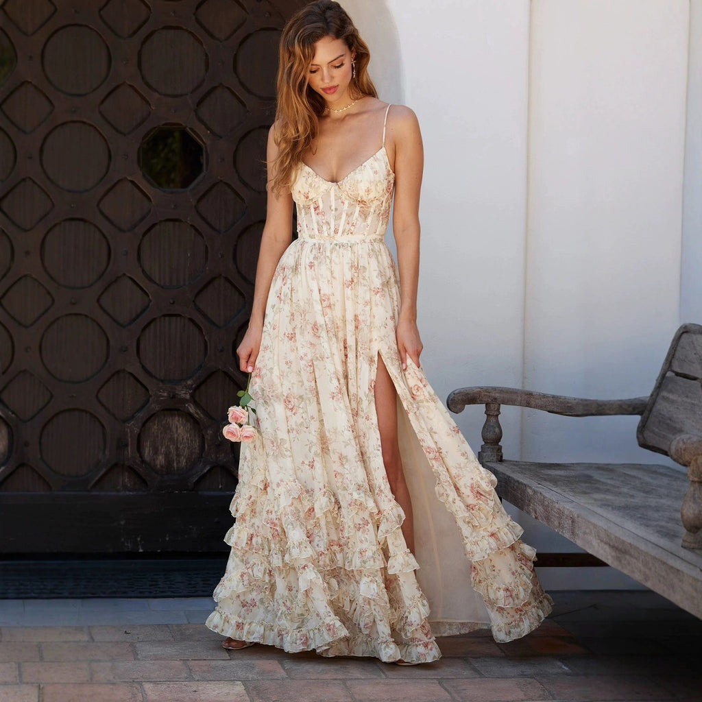 Floral long dress