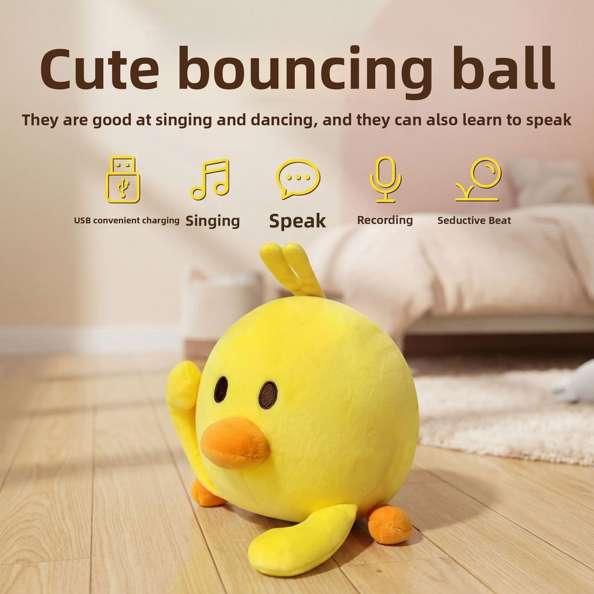 Rechargeable Talking Singing Jumping Animal Toy