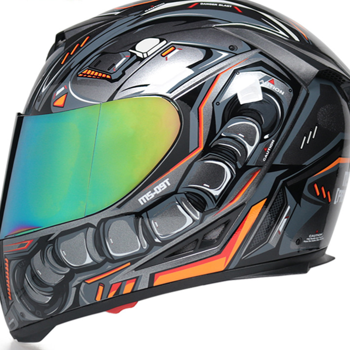 Jiekai Dual Lens Full Face Bicycle Helmet