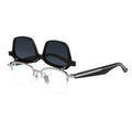 Flip-Up Polarized Sunglasses with Titanium Frame