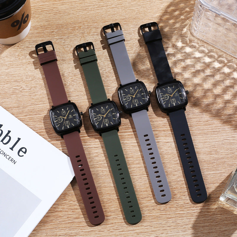 Fashion Square Dial Quartz Watch