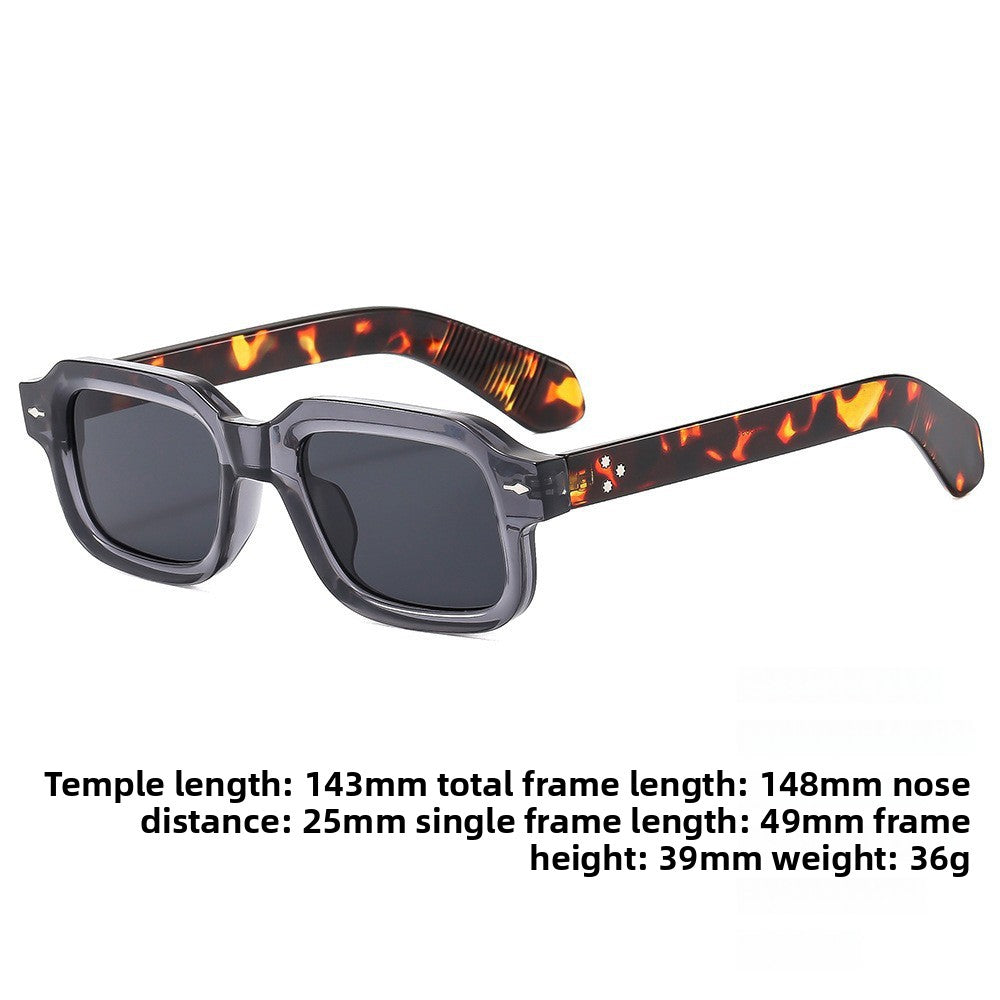 UV400 Protection Square Frame Sunglasses