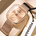 Fashion Quartz Women's Watch with Stainless Steel Mesh Strap