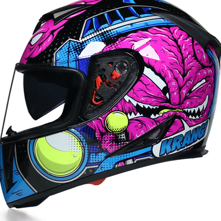 Dual Lens Motorcycle Helmet