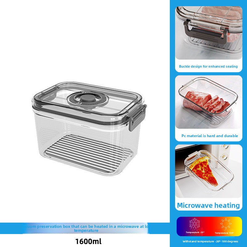 Electric vacuum storage box with air extraction function