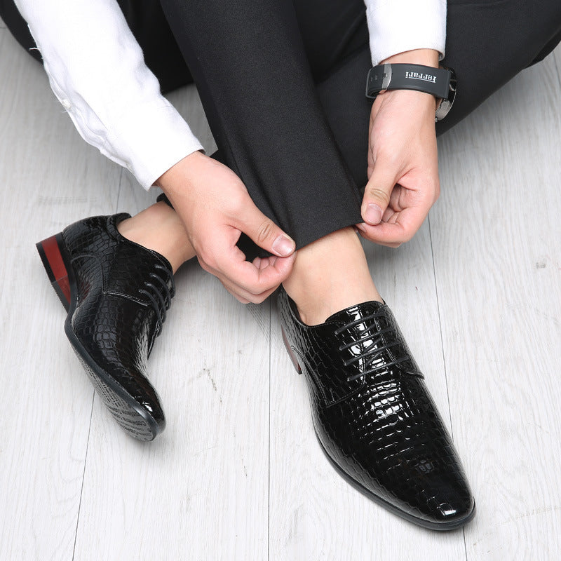 Mens Pointed Toe Leather Shoes