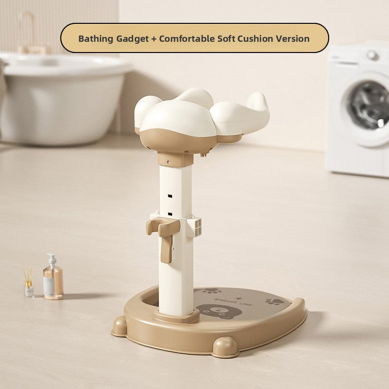 Adjustable Baby Bath Stand with Anti-Slip Base