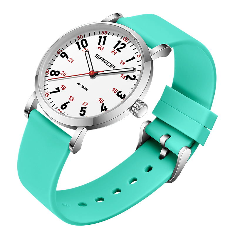 Fashion Quartz Watch with Luminous Dial and Waterproof Design