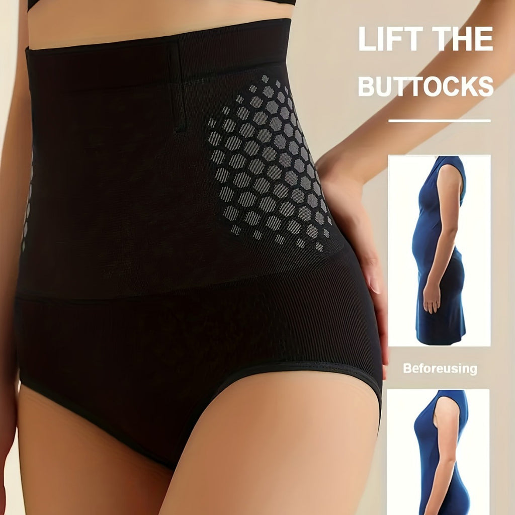 High-Waisted Seamless Tummy Control Butt-Lifting Shaping Briefs