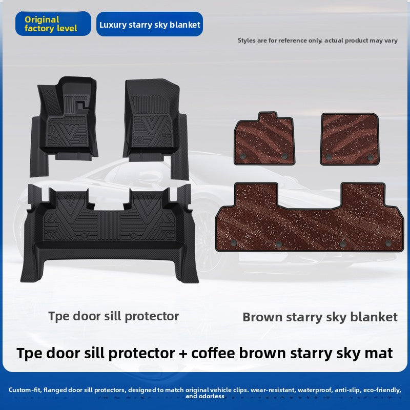 Custom TPE Floor Mats for Toyota Platinum 3X