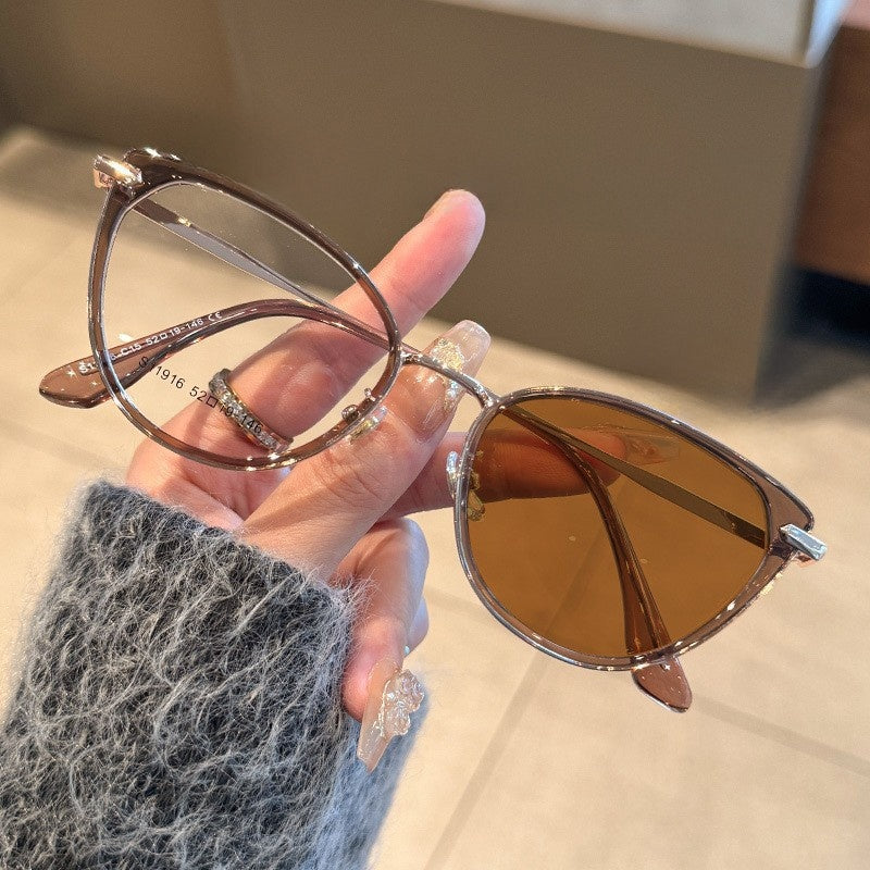 Retro Cat-Eye Blue Light Blocking Glasses