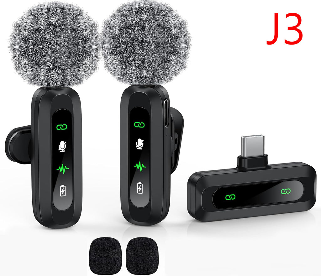 Mini Wireless Clip-on Microphone for Phone Recording