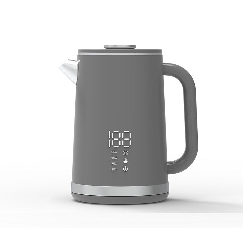 Stainless Steel Electric Kettle with Temperature Display