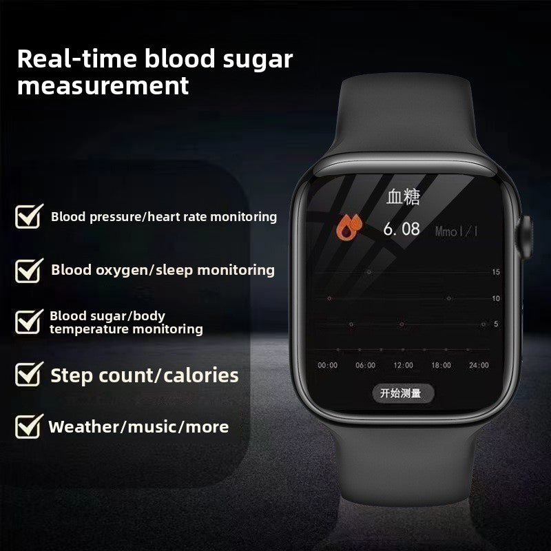 High Precision Health Monitoring Smart Watch with Blood Glucose Tracking