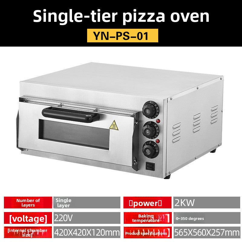 Stainless steel pizza oven