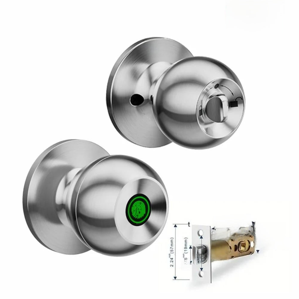 Intelligent spherical fingerprint lock