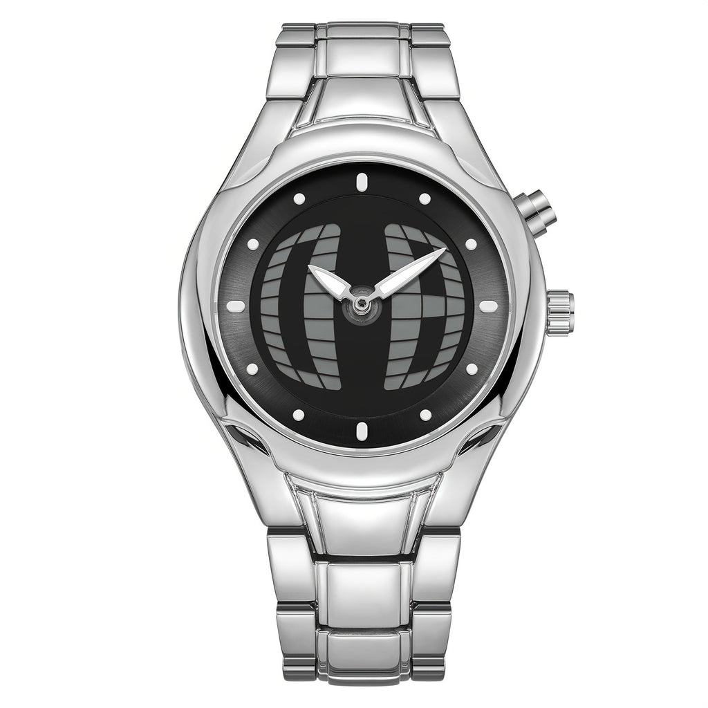 Fashionable Mens Vintage Dual Display Quartz Watch