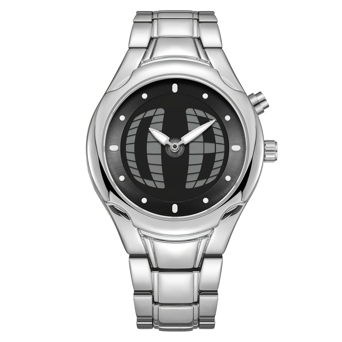 Fashionable Mens Vintage Dual Display Quartz Watch