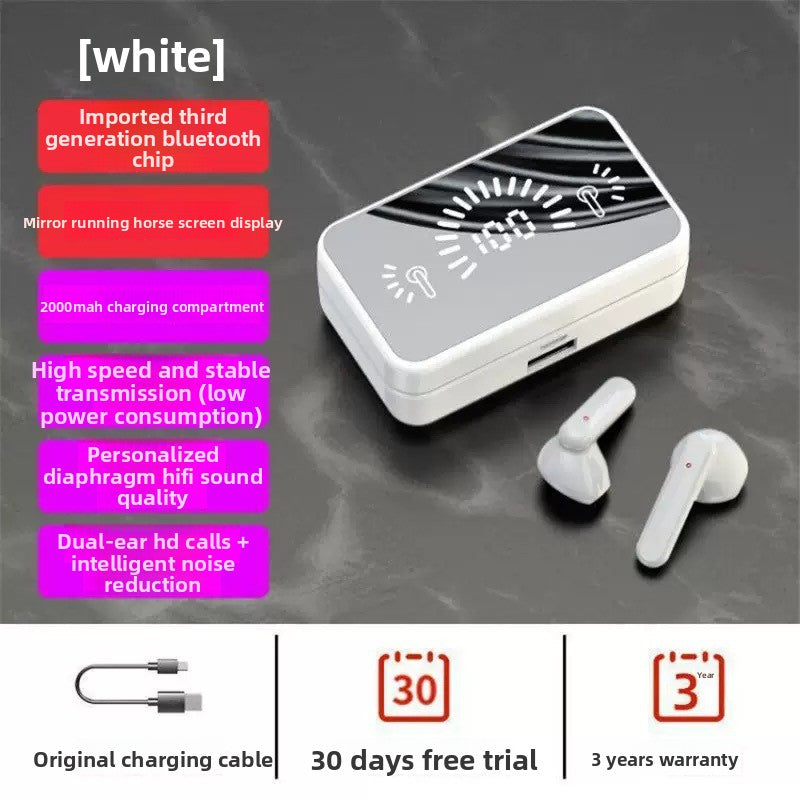 S20 Bluetooth Earphones with Digital Display and Long Battery Life