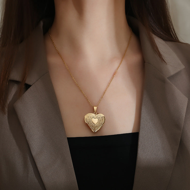 Heart Photo Frame Necklace