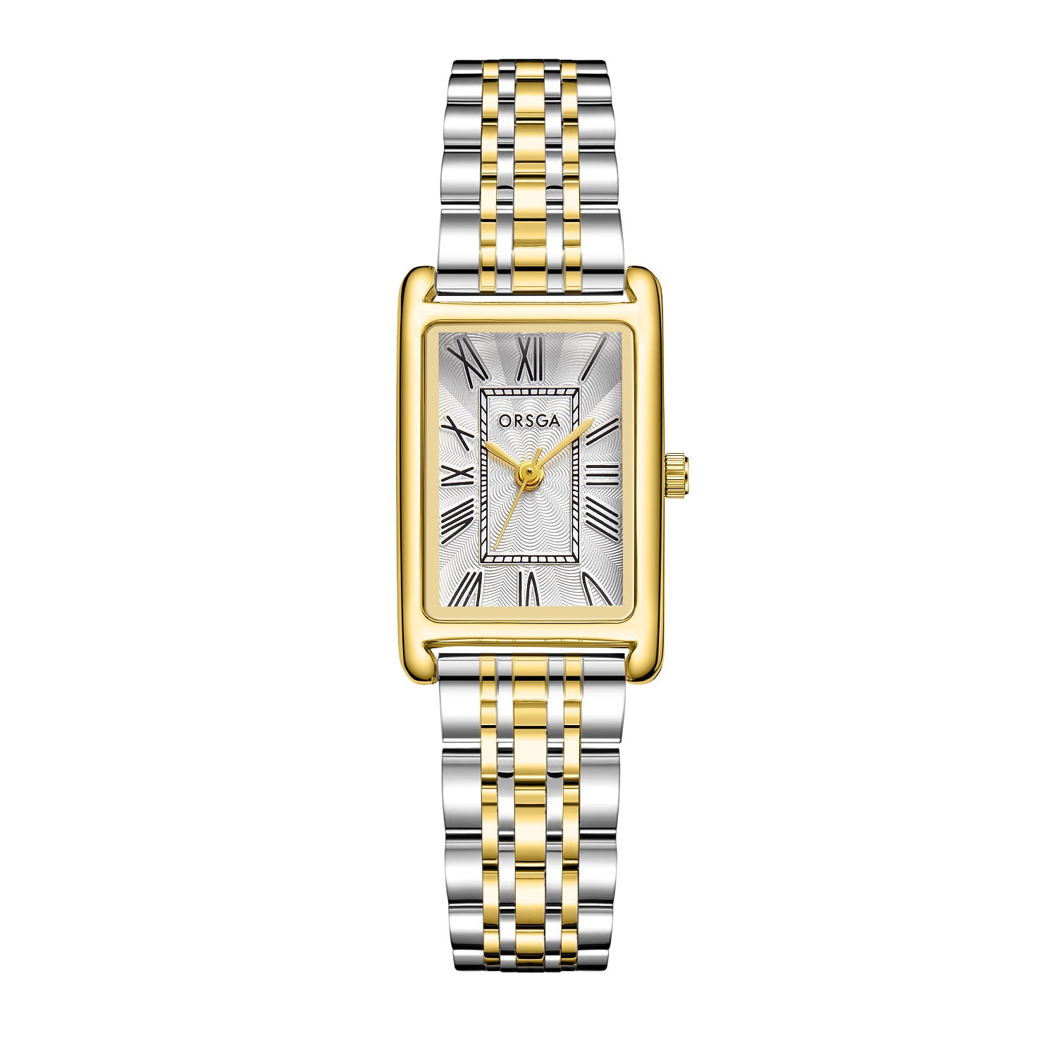 Women Square Stainless Steel Quartz Watch