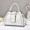 Stone Pattern PU Leather Crossbody Shoulder Bag