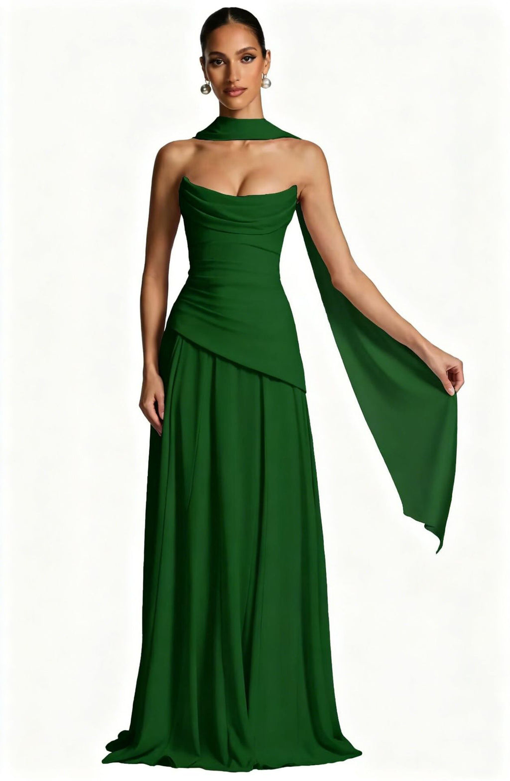 Womens Strappy Slim Fit Evening Dress