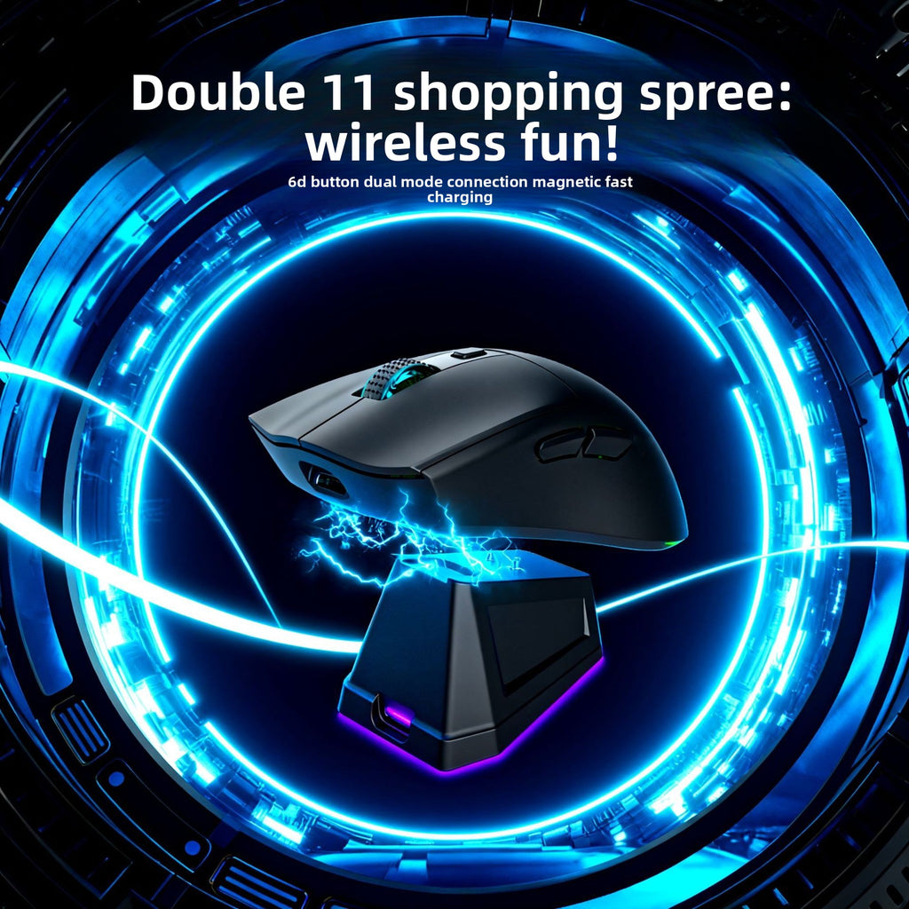 Rechargeable Dual Mode Wireless Gaming Mouse