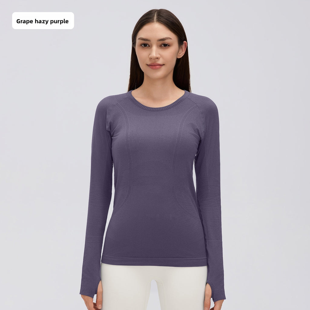 Seamless yoga top