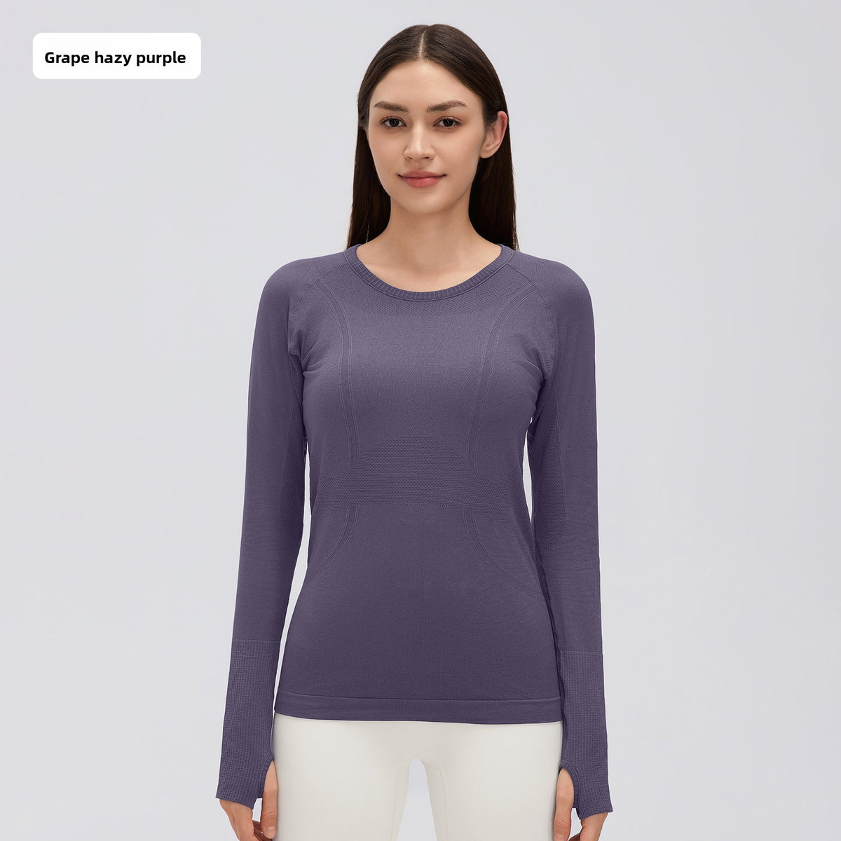 Seamless yoga top