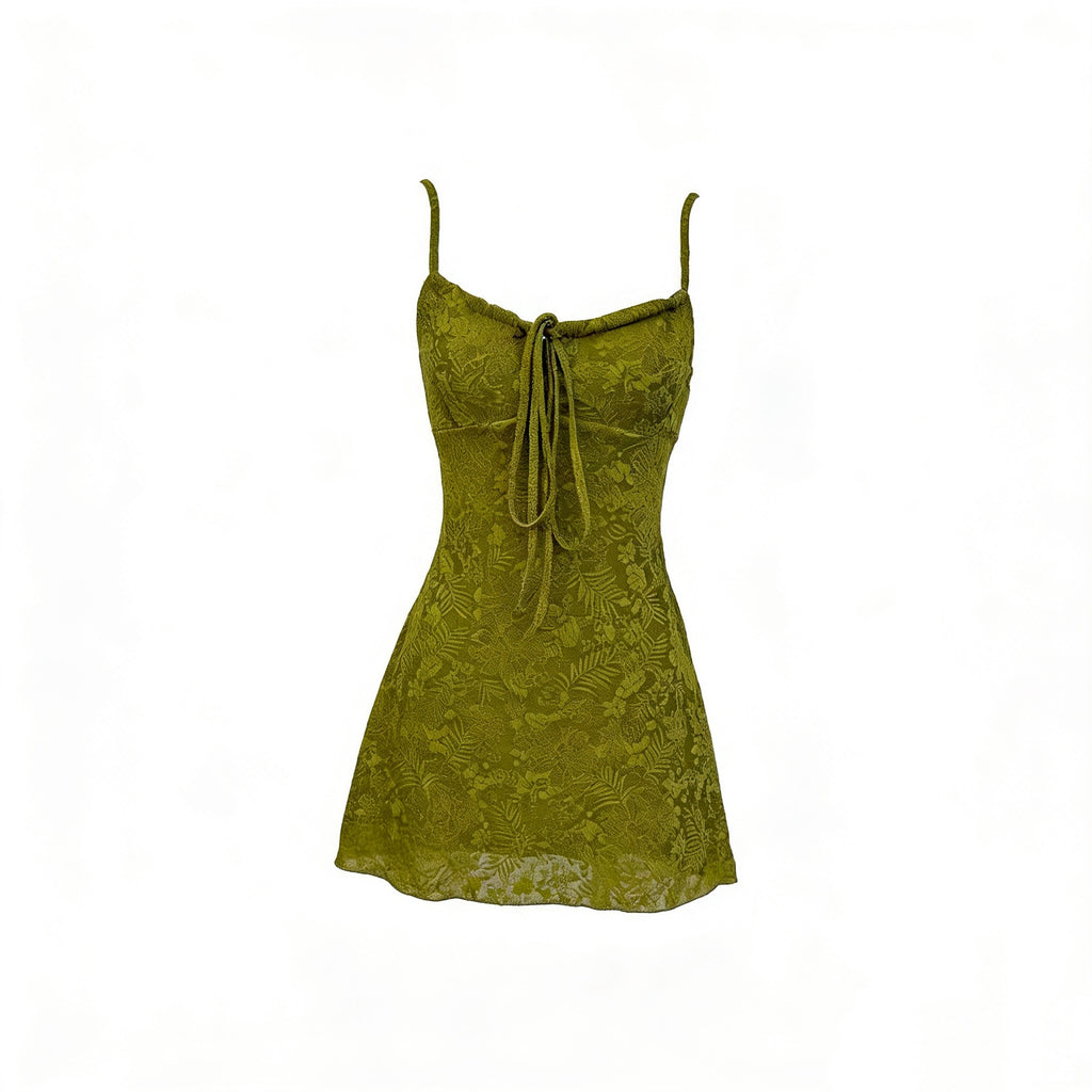 Retro Strappy Dress for Women